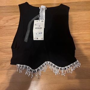 Zara Seamless Rhinestone Top